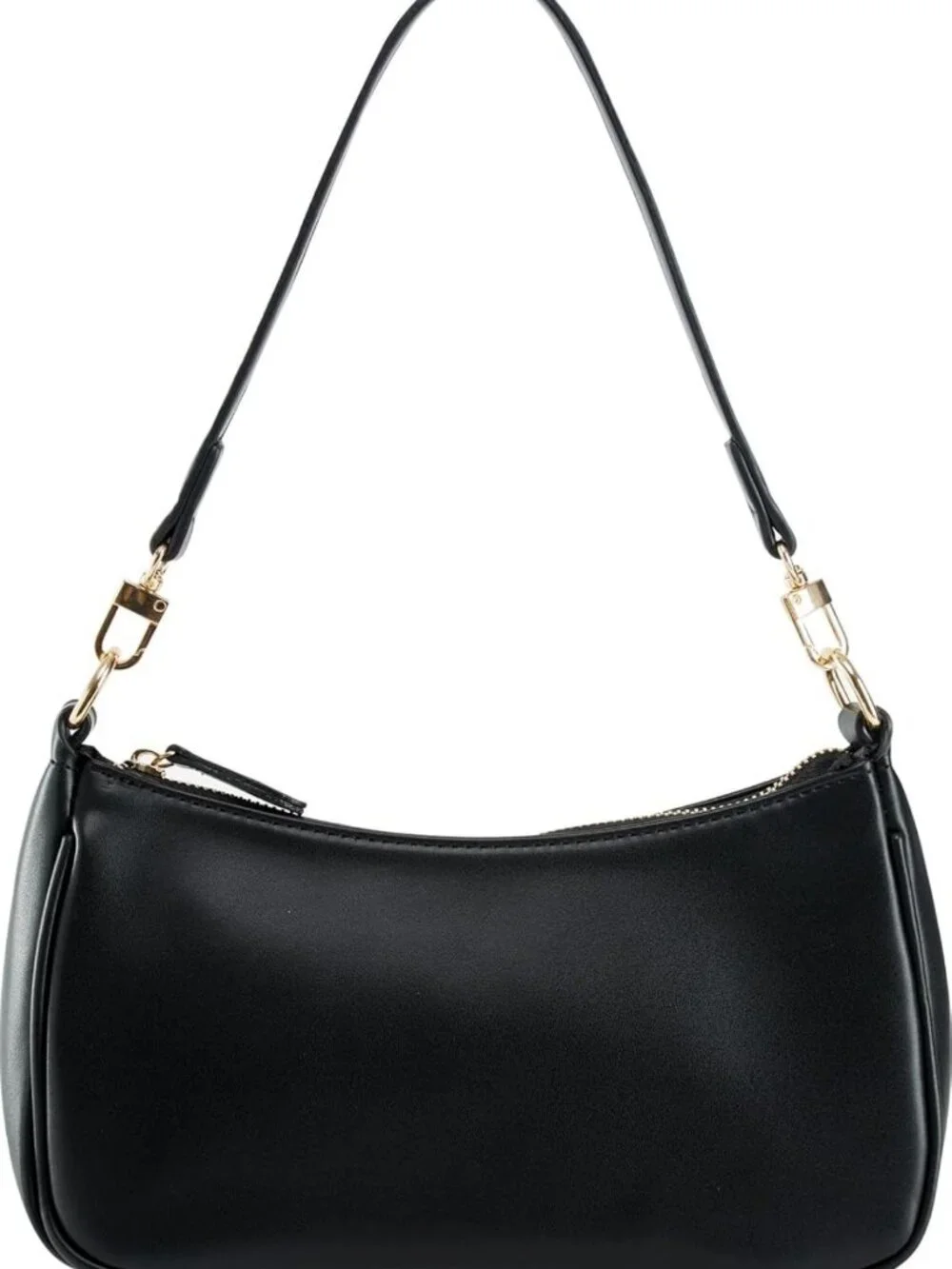 Stylish Women's Shoulder Bag with 2 Removable Straps, Zipper Closure, Tote